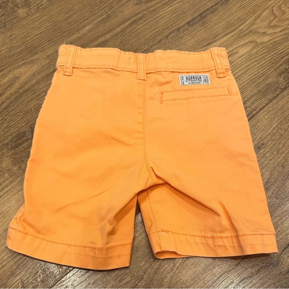 Oshkosh Shorts Boys Orange 3T